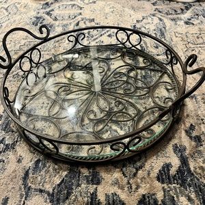 Southern Living  Glass Tray